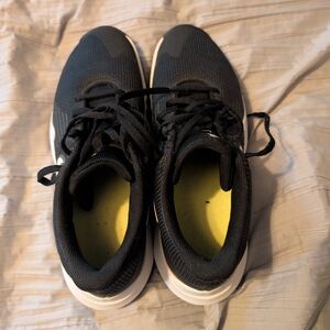 Nike Precision CW3403-003 Basketball Black and White Sneakers